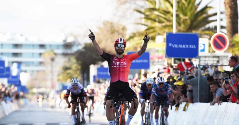 Mega Chaos på Algarve Tour: Cycling Professionals Sprint sammen med hjemmet lige