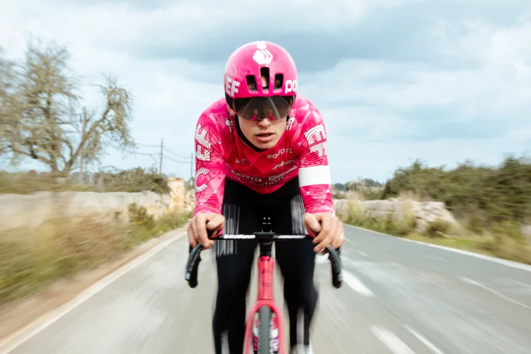 Gå hurtigere med en lys EF Pink Poc Procen Air Aero Road Helmet & Extra Pro Holdability