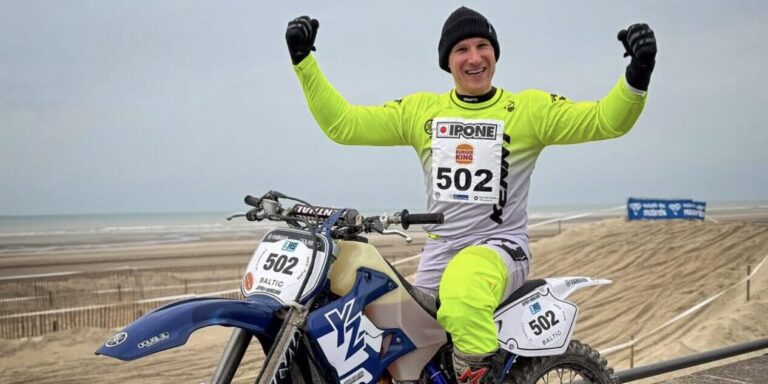 Spor sprinter Jeffrey Hoogland foretager en slående tur til motocross