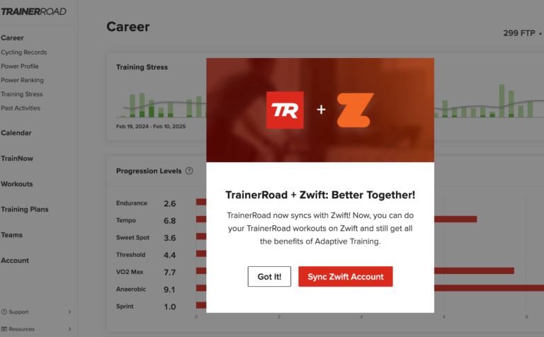 TrainerRoad & Zwift Integration ankommer endelig: Fuld detaljer