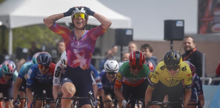 Eksempel: Amstel Gold Race Ladies Edition 2025 – All World Toppers er til stede, fra VOS til Volling