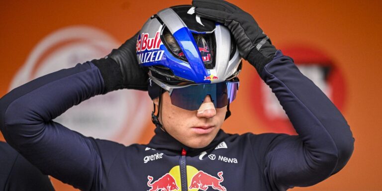 Maxim Van Gils sluttede efter at have faldet i Amstel Gold Race, men kan starte i Walloon Arrow