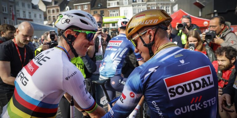 Eksempel: Walloon Pijl 2025 – Stansning med NYS, Evenepoel og Pogacar på væggen i Huy
