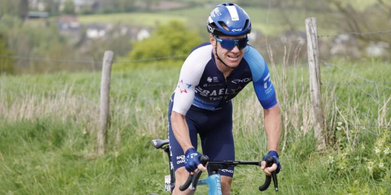 Runner-up i Amstel Gold Race, nu oplevet australsk cykel er tilsluttet på krogen