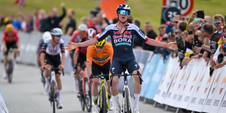 Maxim Van Gils er nu chef i Tour of Norge, top fem til Huub Artz