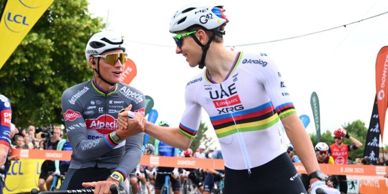 Spectacle igen i Dauphiné? Mathieu van der Poel og Tadej Pogacar er i tvivl
