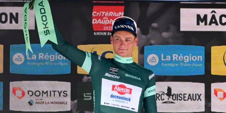 Green Jersey Ambition Mathieu Van The Poael i Tour 2025
