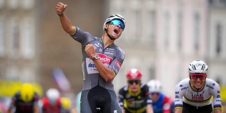Tour 2025: Mathieu van der Poel flyver til scenen sejr og gul trøje efter Sprint Bergop, Tadej Pogacar anden