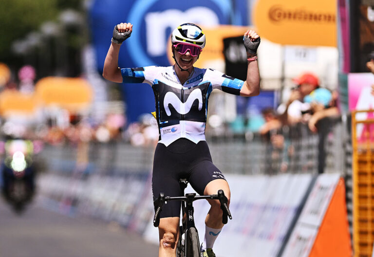 Giro d'Italia Women Stage 6: Liane Lippert tager første sejr på et år, da Pauliena Rooijakkers får GC -gevinster