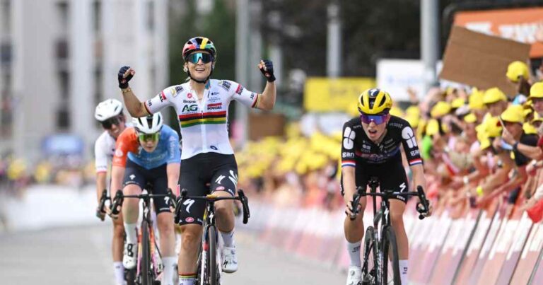 Tour de France Femmes 2025: Le Court får den daglige sejr og gul på den 5. scene