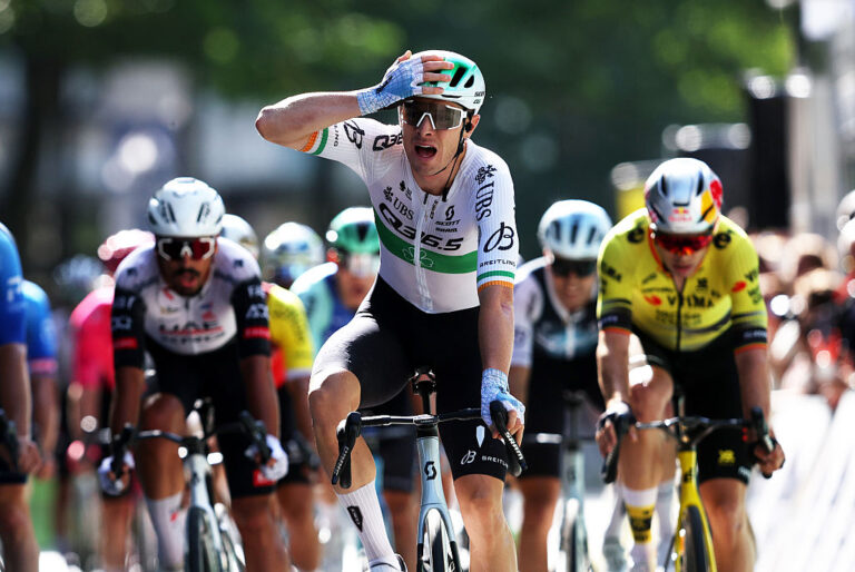ADAC Cyclassics Hamburg: Rory Townsend holder Peloton ved lille margin fra den tidlige udbrud for den største sejr i sin karriere