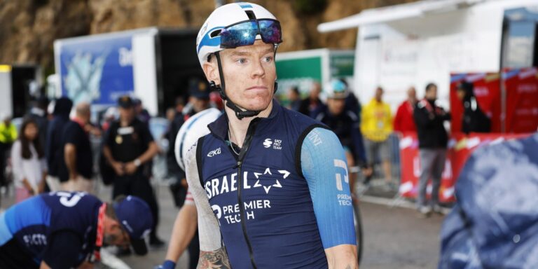 Israel premierminister Tech har fod efter Vuelta -protester