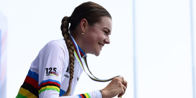 Megan Arens og Battle for Juniors Road Ride Medal