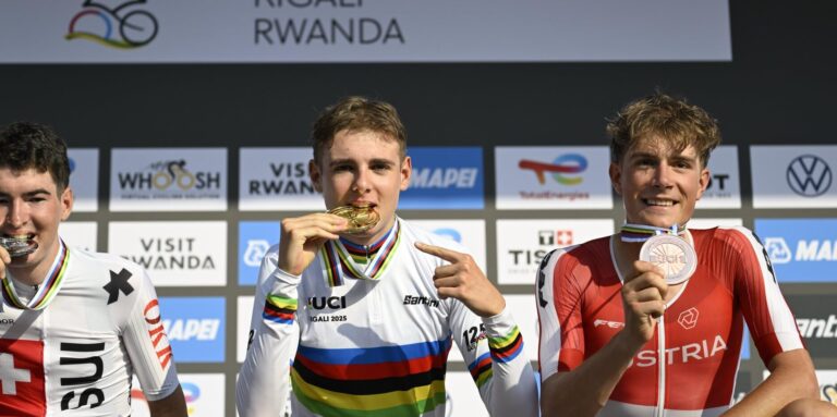 Lorenzo Finn er kun den anden rytter, der vandt World Cup Road Ride ved juniorer og løfter