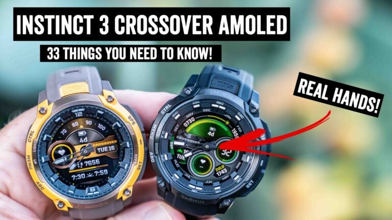 Garmin Instinct 3 Crossover Amoled Hands-on: Everying You Need to Know!