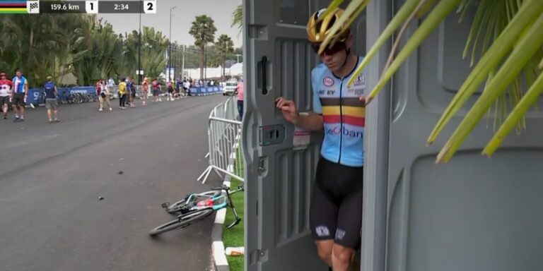 Verdensmesterskabet 2025: Remco Evenepoel SKAL SANITAURE STOP langs kursus