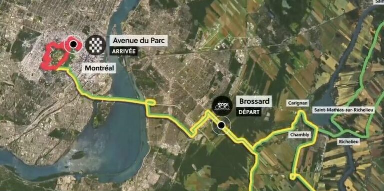 World Cycling 2026 Montreal: Small Course Change and Run -Up
