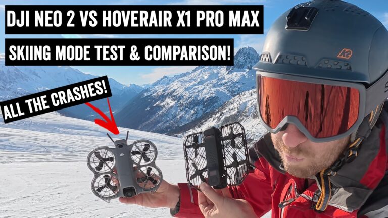 DJI NEO 2 vs HoverAir X1 Pro Max: Skiløbssammenligning!