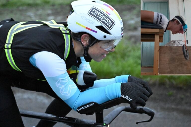 “Tre gange om ugen, i seks måneder, hang jeg vægte af mit hoved for at styrke min nakke” – smerten og ekstasen ved at sætte en verdensrekord i cykling